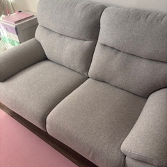 ニトリ　ファブリックソファーの画像