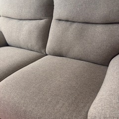 ニトリ　ファブリックソファーの画像