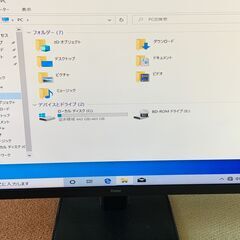 パソコン・モニター・OSソフト3点セットの画像