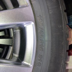 195/65R15　ヨコハマ スタッドレスタイヤ ホイールセット15インチの画像