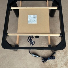 美品　山善 カジュアルこたつ リバーシブル天板　布団付の画像