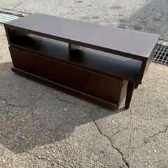 【ジモティ限定特価】 NITORI ニトリ ローボード クラッセ 100 ブラウン テレビ台 A0846Gの画像