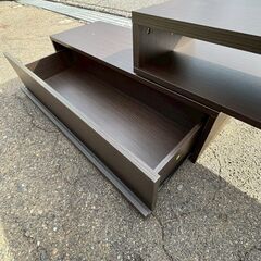 【ジモティ限定特価】 NITORI ニトリ ローボード クラッセ 100 ブラウン テレビ台 A0846Gの画像