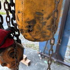 5tチェーンブロック KITO M3B 重いです笑の画像