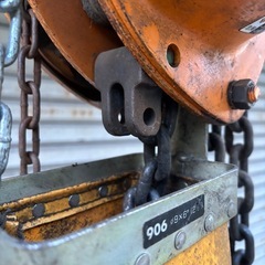 5tチェーンブロック KITO M3B 重いです笑の画像