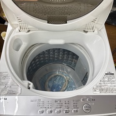 ☆ドリーム荒牧店☆ジモティー割引有☆【クリーニング済み】TOSHIBA/5.0kg洗濯機/AW-5G6/2019年製の画像