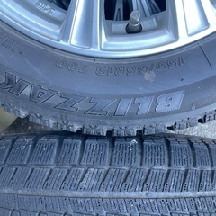 155/65/13 アルミ付きスタッドレス　4本セットの画像