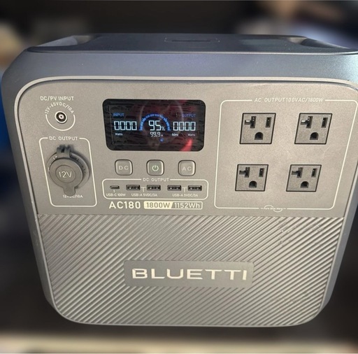 【美品・動作確認済】BLUETTI ポータブル電源 AC180