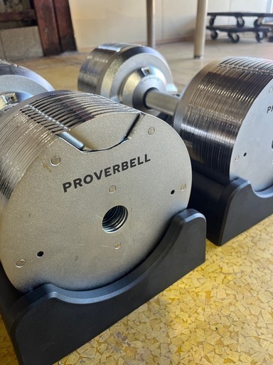 可変式バーベル　PROVERBELL プロバーベル　41.5kg2個セット　