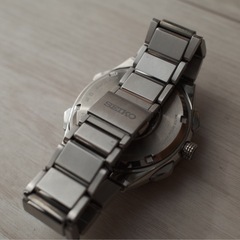 セイコーアストロンエグゼクティブライン黒文字盤チタンモデルSBXB129の画像