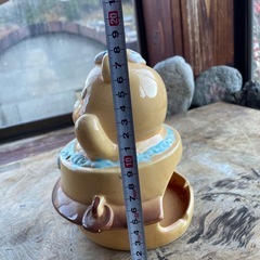 たぬきの置物　蚊取り線香置の画像