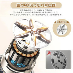 ✨【新品未使用】lapex 電動毛玉取り 最新6枚刃 3段階調整 液晶ディスプレイ Type-C充電式 替刃2枚付き 軽量コンパクト 生地を傷めない 毛玉クリーナー けだまとり ホワイト 洋服ケア 旅行用の画像