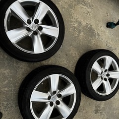 LS純正ホイール　4本　245/45r19　pcd120の画像