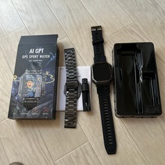 スマートウォッチ ChatGPT搭載 内蔵GPS AI文字盤 Bluetooth5.3 防水 100＋運動モード GPS運動記録 の画像