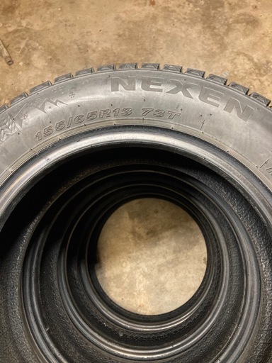 【取引成立】スタッドレス　ネクセン　155/65R13 中古品　4本セット