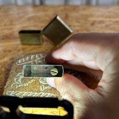 [市内限定]オイルタンク仕様 真鍮製ジッポライターの画像