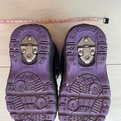 m オシュコシュ　14㎝　スノーシューズ　oshkosh 珍しいパープル系の画像