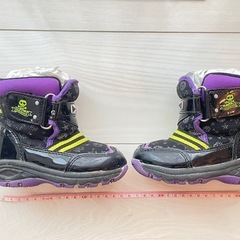 m オシュコシュ　14㎝　スノーシューズ　oshkosh 珍しいパープル系の画像