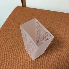 【非売品】Twany 假屋崎省吾 ガラス 花瓶 フラワーベース 未使用品 トワニー KARIYAZAKI SHOGO カネボウの画像