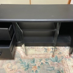 テレビボード　黒の画像