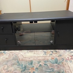 テレビボード　黒の画像