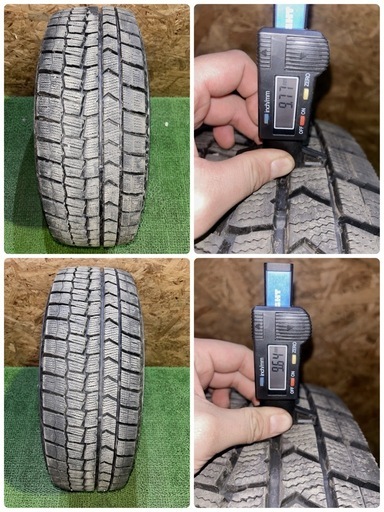 ダンロップ WM02 195/65R15 22年 9mm