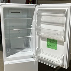 ヤマダ電機　冷凍冷蔵庫　１５６Ｌ　右開き　２ドア　ホワイト　２０１８年製　ＨＥＲＢ　Ｒｅｌａｘ　ＹＲＺ－Ｆ１５Ｅ１の画像