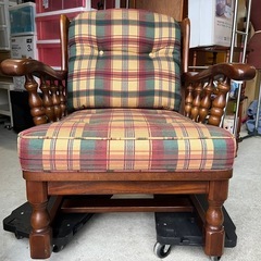 HIDA 飛騨産業 FRONTIER 1人用 木製 アームチェア ヘタリなし 小傷少なめ キツツキマーク フロンティアシリーズ 中古美品 ③の画像