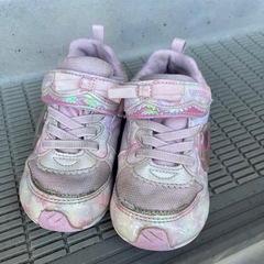 子供靴16.5USEDmoonstar LUVRUSHの画像