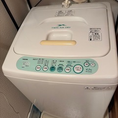 TOSHIBA 洗濯機　　4.2キロの画像