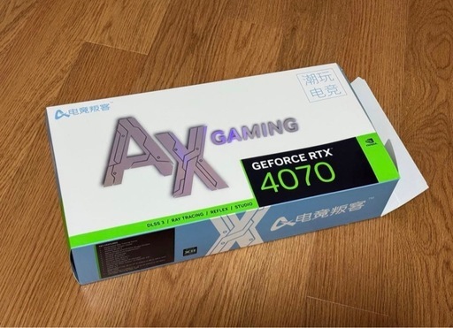 【美品】AX-GAMING GeForce RTX4070 X3W OC12GB