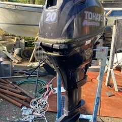 トーハツ20馬力4スト中古船外機Lサイズの画像