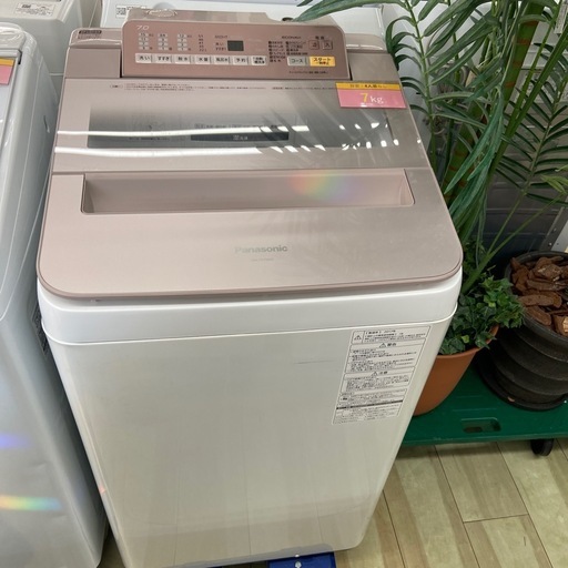 Panasonic 7.0kg全自動洗濯機【リサイクルフカツ岡崎倉庫店】251115SM-50
