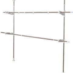 未開封★未使用品☆LIFELEX ステンベランダ段違い突っ張り物干しの画像