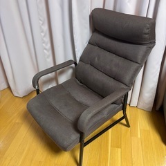 ニトリ　肘付きパイプ高座椅子の画像