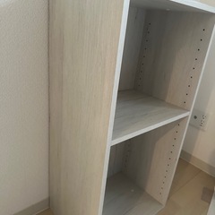 ホワイト　カラーボックス　本棚　新品未使用の画像