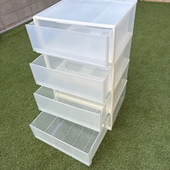 無印良品のスタッキング衣装ケースの画像