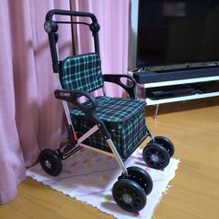 シルバーカー 手押し車 高齢者 車椅子 軽量 コンパクト 座れる 折畳 シルバーカート ショッピングカート 歩行器 買い物カート  老人カート の画像