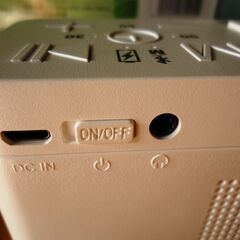 Blue Tooth スピーカー　未使用　充電用ＵＳＢケーブル、取説付きの画像