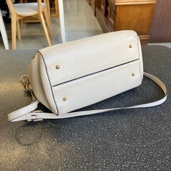 A2511-247 Max Mara 2wayバッグ ショルダー トート パイソン オフホワイト  キズ汚れ有り の画像