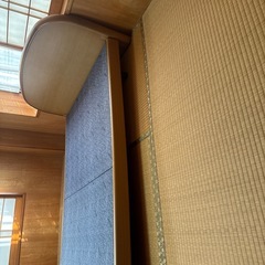 ダブルベットフレームのみ綺麗の画像