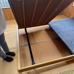 ダブルベットフレームのみ綺麗の画像