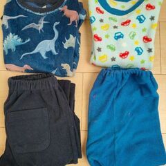 冬服ルームウェア6点(100~120cmドラえもん等)の画像