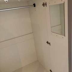 洋服タンス　二段収納の画像