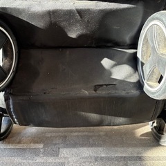 2人乗り ベビーカー　KATOJI 2seater　レインカバー付の画像