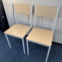 【2個セット】ダイニングチェア　椅子の画像
