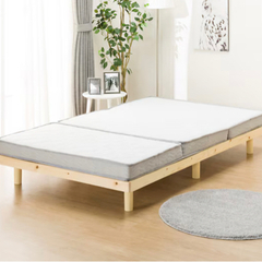 【ベッド＋マットレスセット】ニトリ セミダブルベッドフレーム【期間限定】の画像