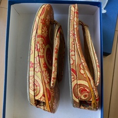 子ども用着物草履（かなりレトロ）の画像