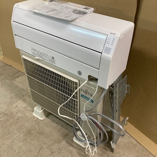 FUJITSU 富士通 ルームエアコン AS-C281LHK-W 室外ユニット AO-C281LHK 2021年製 セット