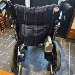 未使用　
バッテリー式　電動　車椅子　マツナガ製　の画像